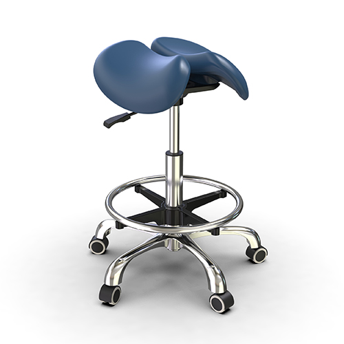 MS13H Swivel Saddle Stool Chair Salon Saddle stool Rolling workshop stool