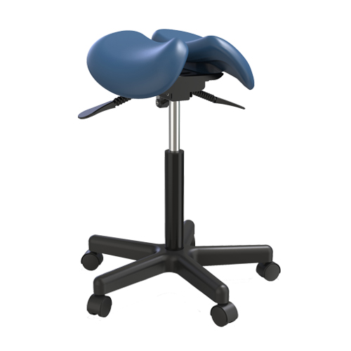 MS13-2 Rolling Saddle Stool Angle Height Adjustable Chair