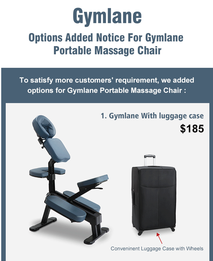 Portable Massage Chair More Options of Gymlane