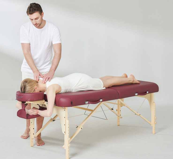 Special massage table for pregnancy care and postpartum repair!