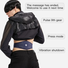 D1 Heat-Pulse-Vibr Lumbar Massage Belt