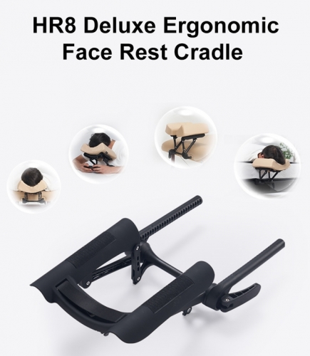 HR8 Deluxe Universal Size Face Cradle for Massage Table-Salon Bed Headrest Cradle
