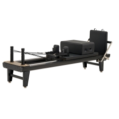 Aero Frame Series Black Aluminum Alloy Pilates Core Reformer Bed | China Manufacturer Supply, Professional Studio Home Pilates Machine with Full Accessories