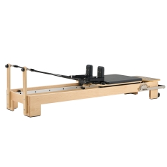 Commercial Fixed Maple Wood Pilates Core Reformer Bed for Yoga Studio & Home Training