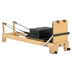 Studio Grade Fixed Oak Pilates Core Reformer, China Factory OEM Wholesale Custom Fitness Equipment