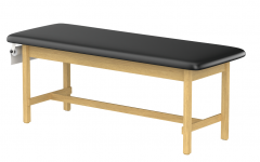 CLINIC-2 SERIES HARDWOOD LEG SUPPORT TREATMENT TABLES FLAT TOP
