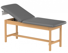 CLINIC-2 SERIES HARDWOOD LEG SUPPORT TREATMENT TABLES WITH BACKREST