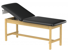 CLINIC-2 SERIES HARDWOOD LEG SUPPORT TREATMENT TABLES WITH BACKREST