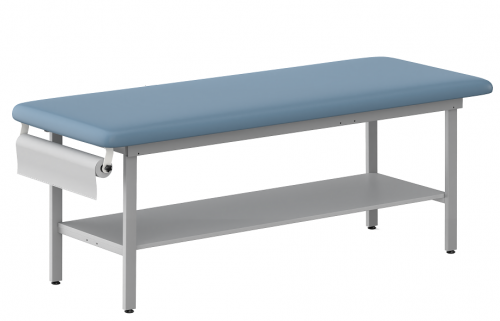 CLINIC-1 SERIES STEEL CONSTRUCTION TREATMENT TABLES WITH FULL SHELF