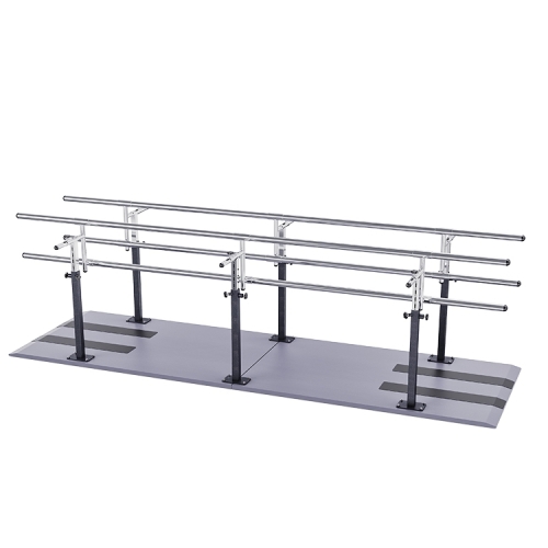 10FT (120'') Combination Adult‑Child Parallel Bars | Medical Physiotherapy Gait Rehabilitation Equipment