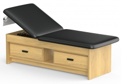 Wooden Kid Couch Recovery Couch Treatment Table with Backrest
