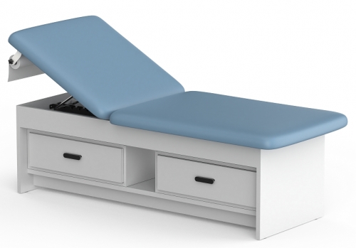 Wooden Kid Couch Recovery Couch Treatment Table with Backrest