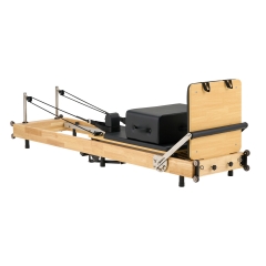 Foldable Rubber Wood Pilates Core Reformer Bed | China Factory Direct Supply Home Pilates Machine