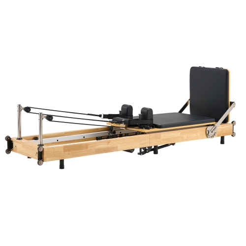 Foldable Rubber Wood Pilates Core Reformer Bed | China Factory Direct Supply Home Pilates Machine