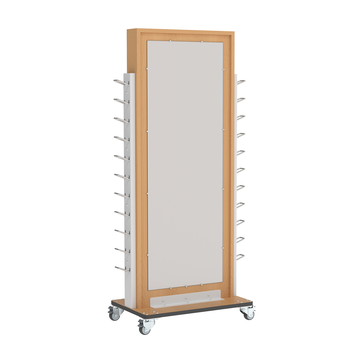 Elements Weight Rack Combo with Mirror and Casters
