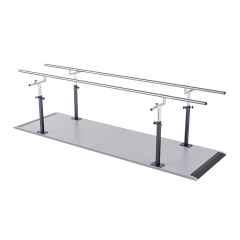 Factory Wholesale 7'/84'' Height & Width Adjustable Parallel Bars, Heavy Duty Clinical Gait Training Equipment for Rehabilitation Hospitals & Physio Centers