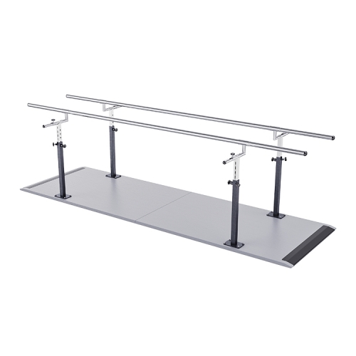 Factory Wholesale 7'/84'' Height & Width Adjustable Parallel Bars, Heavy Duty Clinical Gait Training Equipment for Rehabilitation Hospitals & Physio Centers
