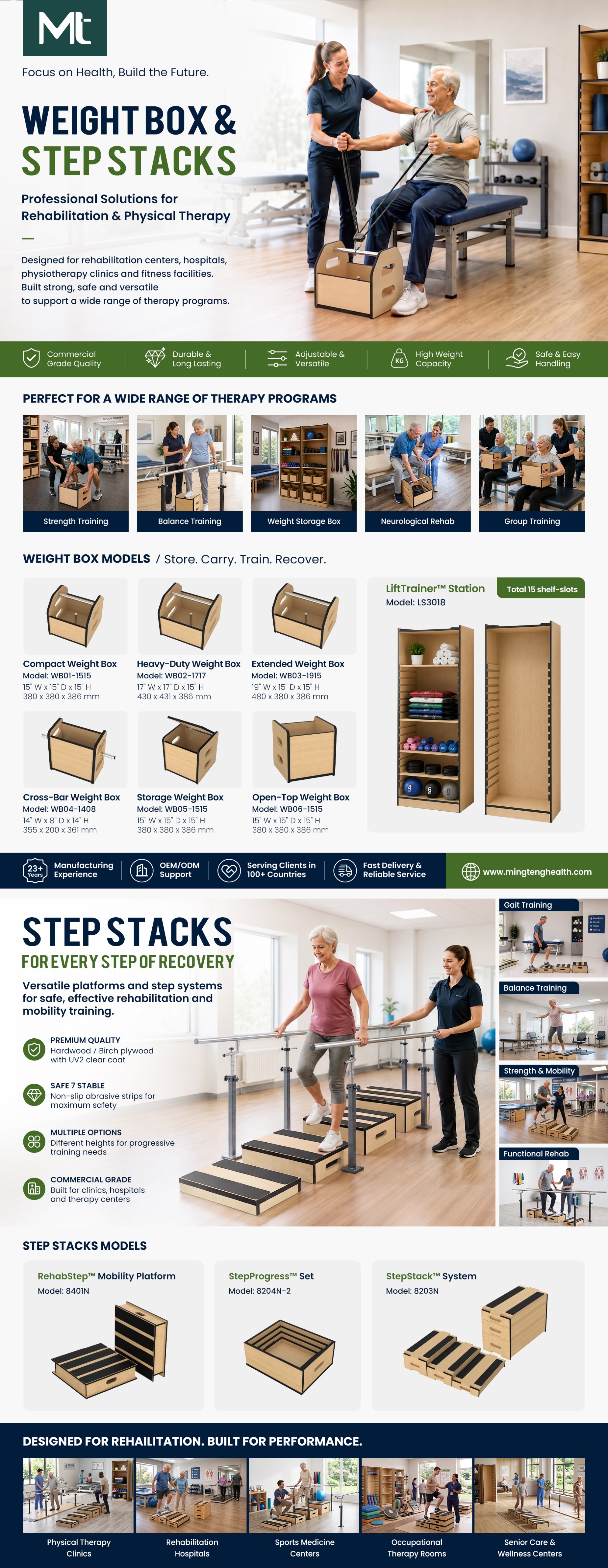 NEW ARRIVALS WEIGHT BOX &STEP STACKS